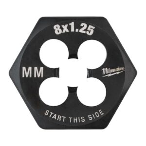 Filiere hexagonale pentru filet metric 1.25 mm Milwaukee 4932500616