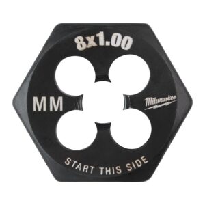 Filiere hexagonale pentru filet metric 1.00 mm Milwaukee 4932500617