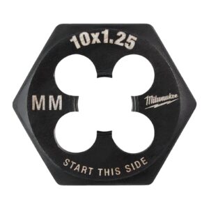 Filiere hexagonale pentru filet metric 1.25 mm Milwaukee 4932500621