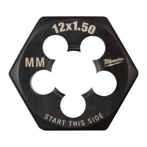 Filiere hexagonale pentru filet metric 1.50 mm Milwaukee 4932500625