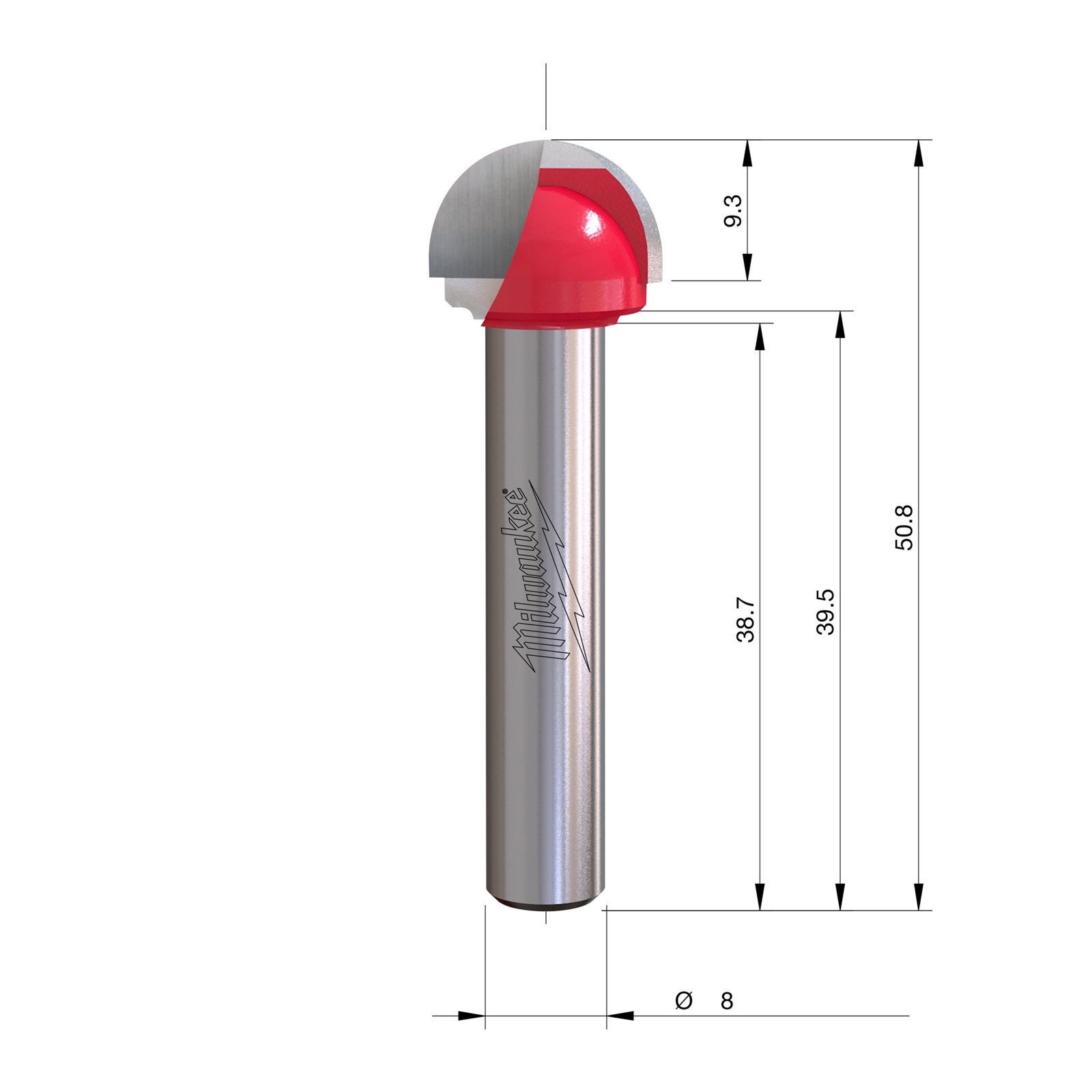 Freze cu profil concav 73mm Milwaukee 4932500967 - imagine 3