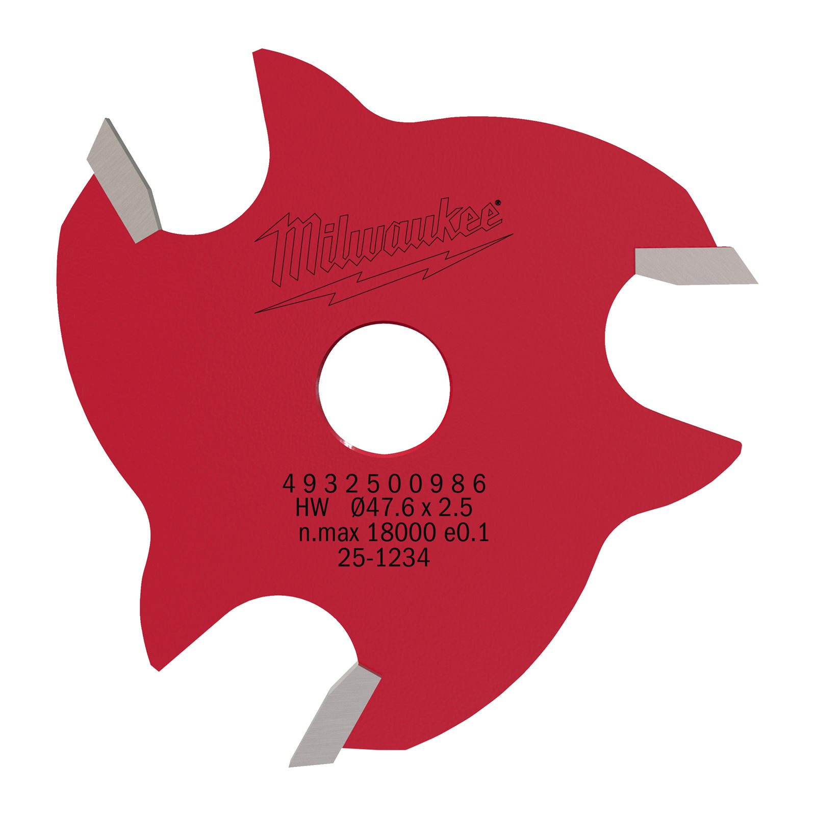 Cuțit freză de canelare 2.5mm Milwaukee