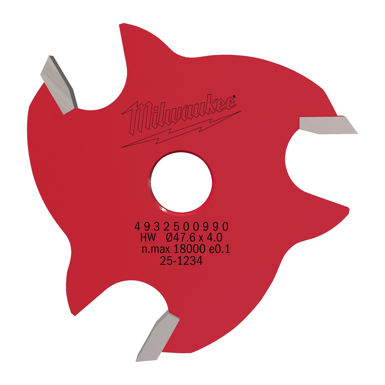 Cuțit freză de canelare 4mm Milwaukee