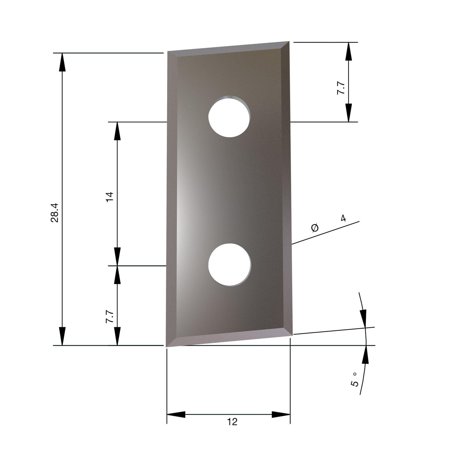 Cuțite din carbură 1.5mm 10 buc Milwaukee 4932501069 - imagine 2