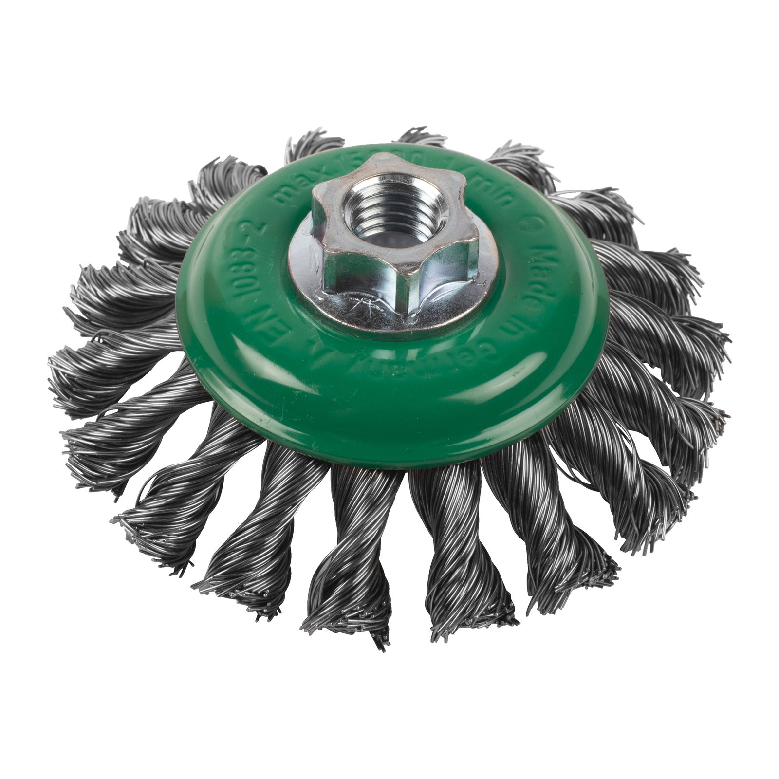 Perie conică răsucită pentru polizor drept mic 12mm 0.5mm Milwaukee 4932501745