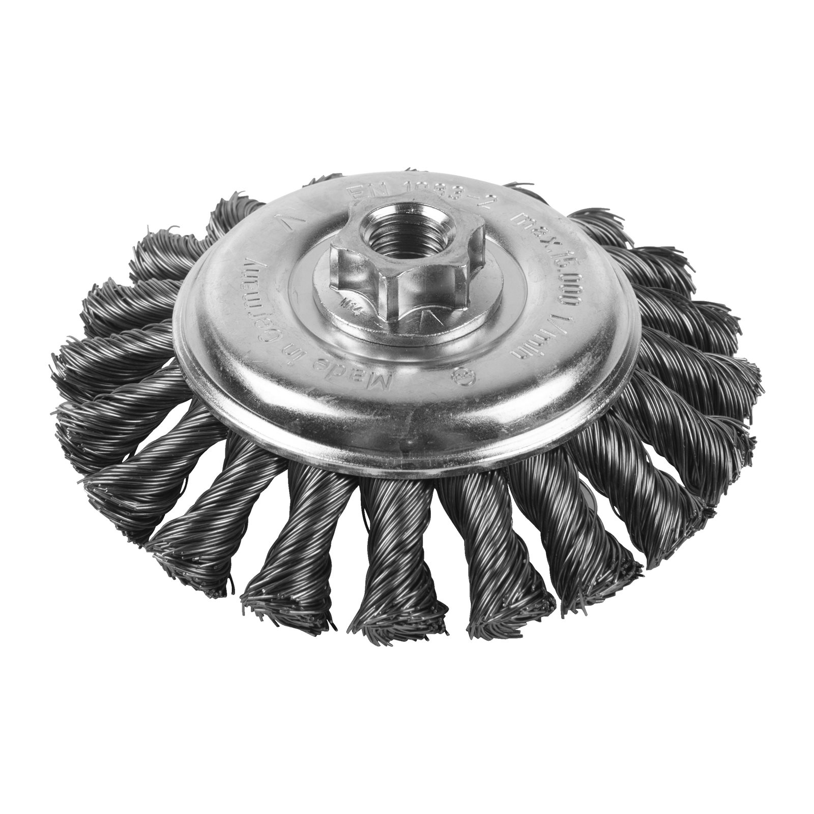 Perie conică răsucită pentru polizor drept mic 12mm 0.5mm Milwaukee 4932501746