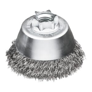 Perie ondulată tip cupă pentru polizor drept mic 65mm 0.35mm Milwaukee 4932501750