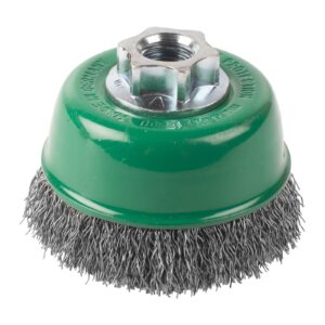 Perie ondulată tip cupă pentru polizor drept mic 65mm 0.35mm Milwaukee 4932501751