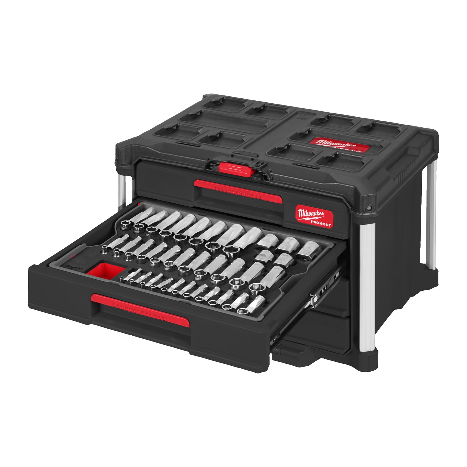 Set PACKOUT pentru mecanici 244 buc Milwaukee