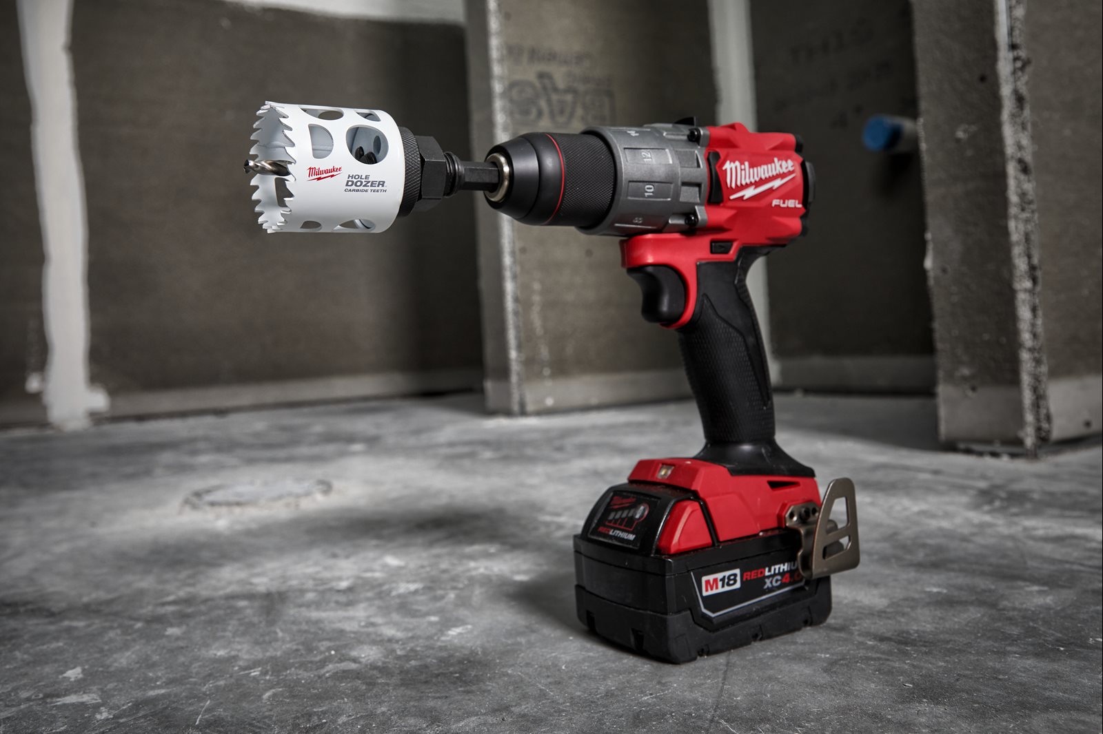 Carote HOLE DOZER cu dinți din carbură 9pc Milwaukee - in utilizare 3