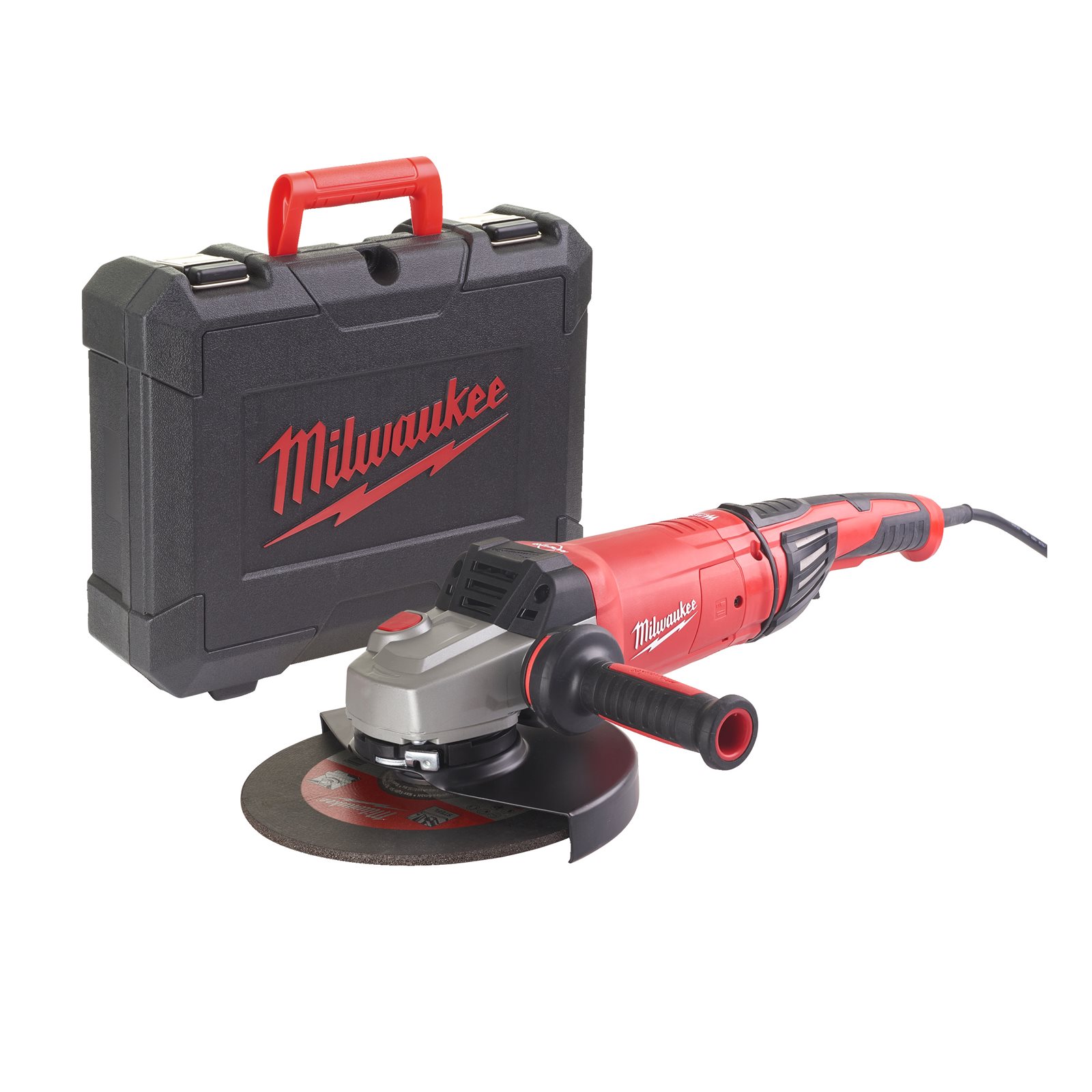 Polizor unghiular 230 mm 2400 W cu sistem frânare rapidă, ambreiaj de siguranță și mâner anti-vibrații Milwaukee 4933471465
