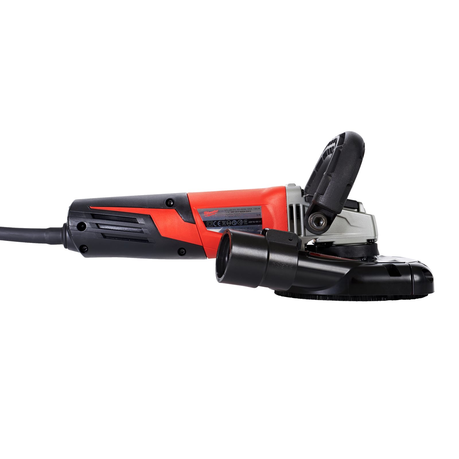 Mașină de șlefuit beton 1550 W Milwaukee AGV 15-125 XC DSG-SET - imagine 4