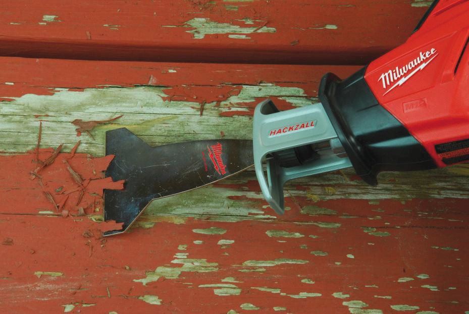 Fierăstrău sabie Hackzall M12 subcompact Milwaukee C12 HZ-0 - in utilizare 2