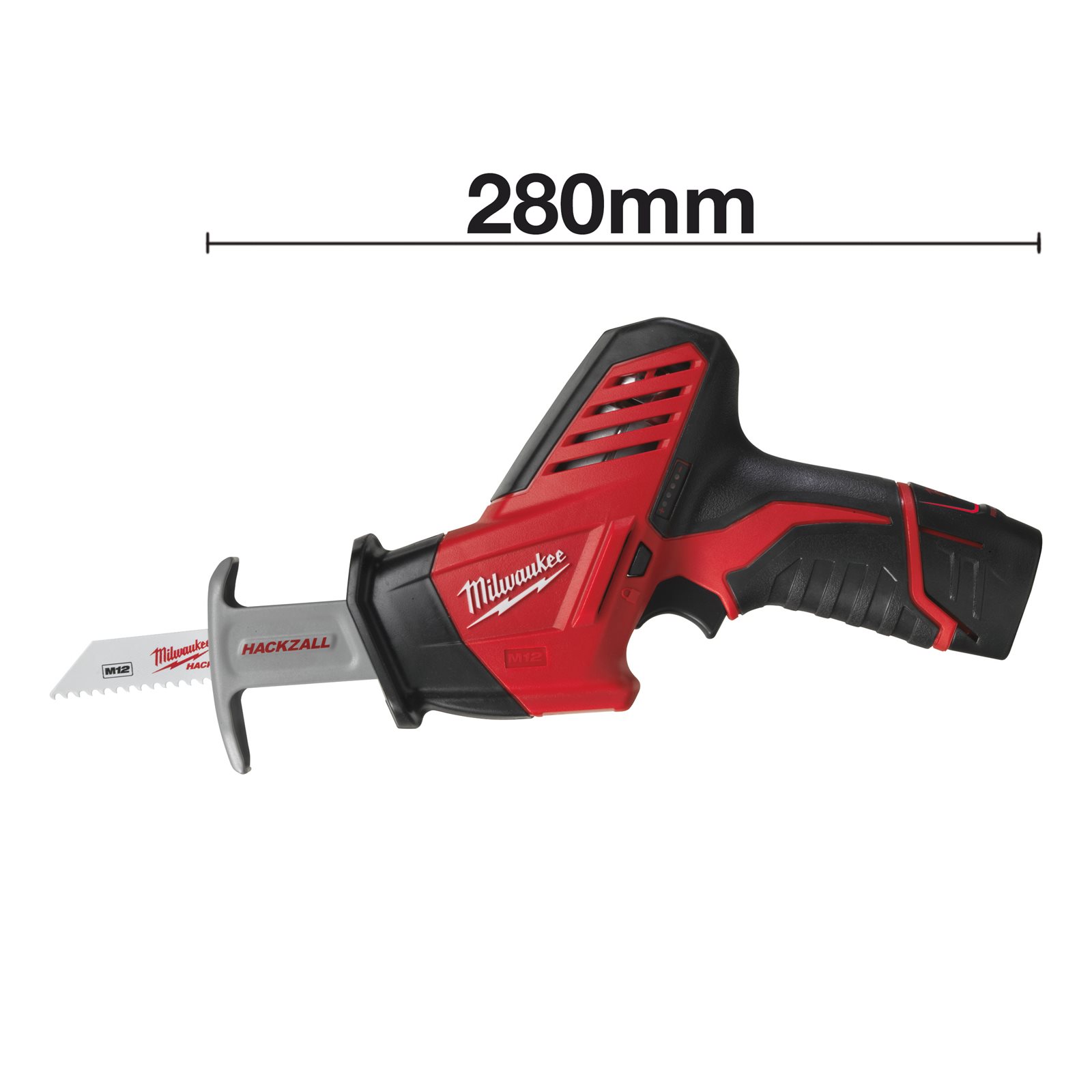 Fierăstrău sabie Hackzall M12 subcompact Milwaukee C12 HZ-0 - detaliu 4