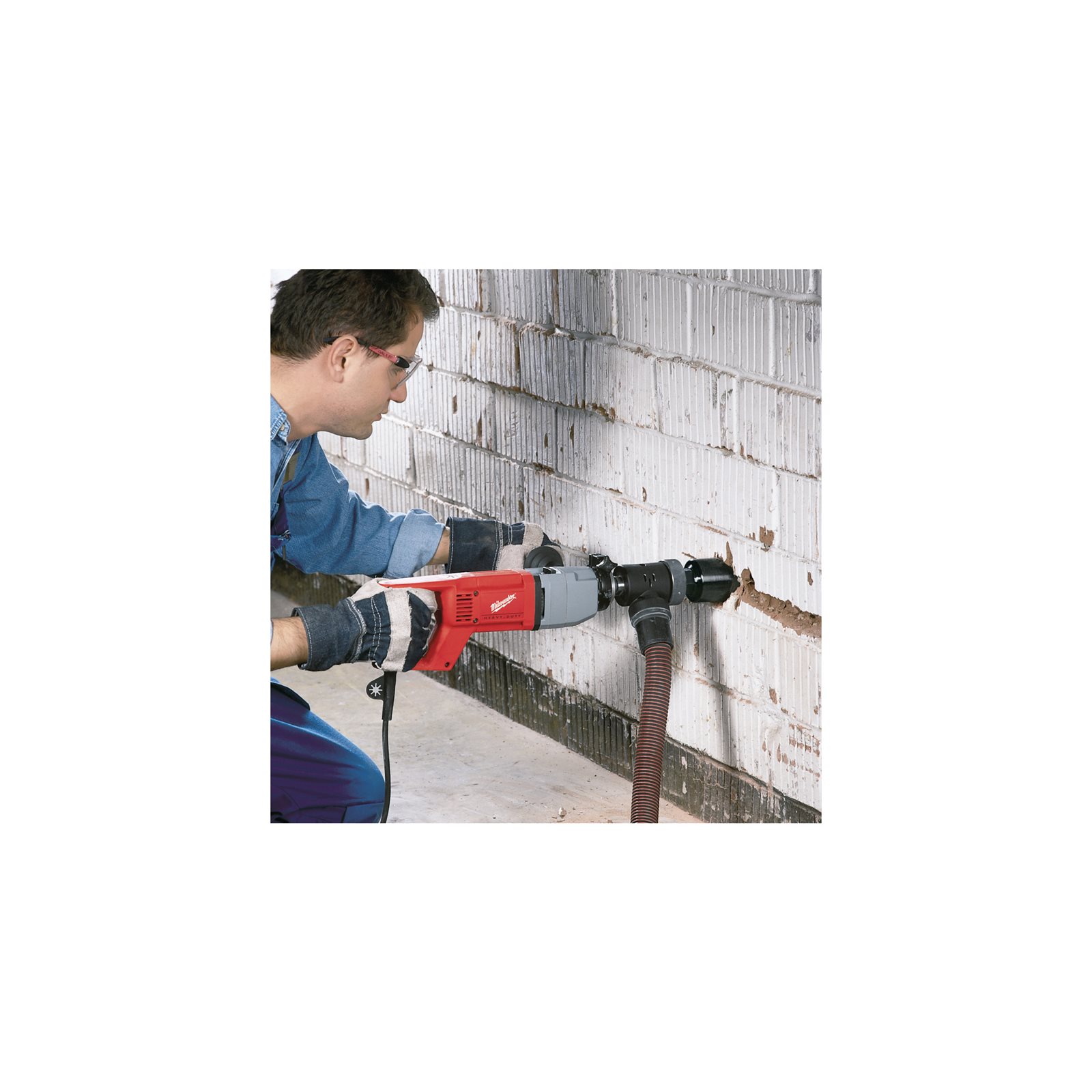 Mașină de găurit cu carotă diamantată pentru găurire uscată, 2 viteze Milwaukee DD 2-160 XE - detaliu 1