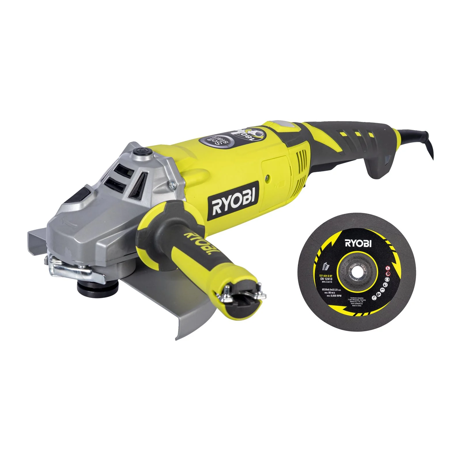 Polizor unghiular electric 2000 W, disc de 230 mm Ryobi EAG2000RS