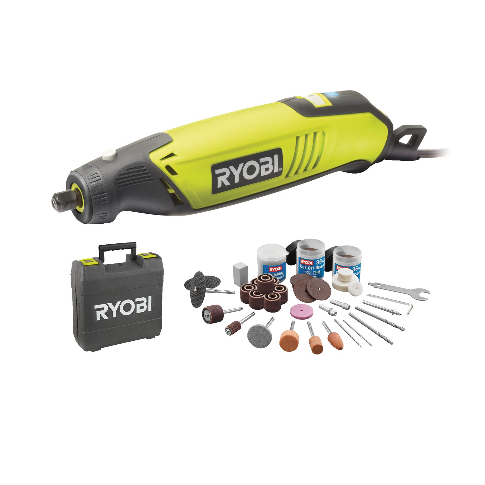Sculă rotativă electrică 150 W cu 115 accesorii Ryobi EHT150V - imagine 3