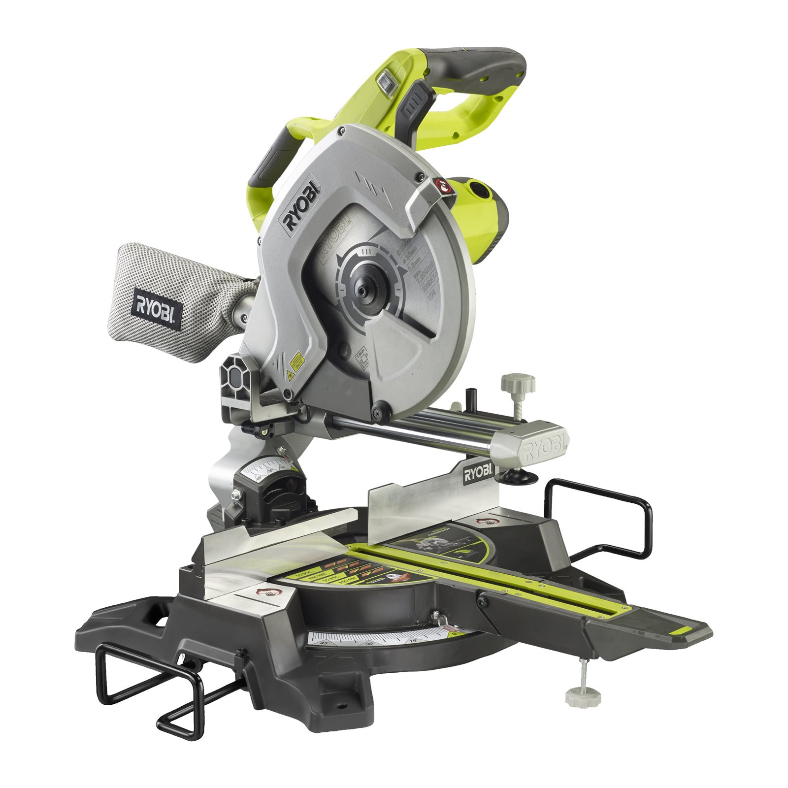 Fierăstrău debitor culisant 2000 W, pânză de 254 mm Ryobi EMS254L - imagine 2