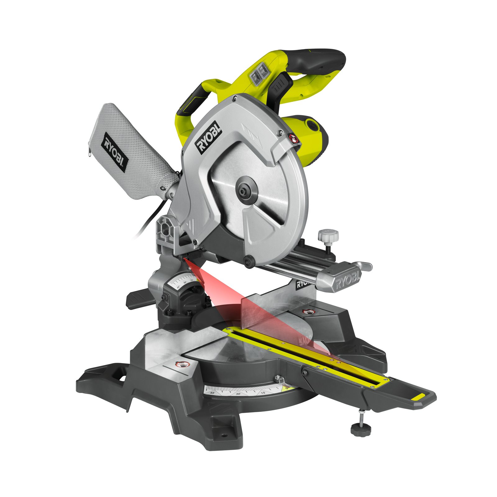 Fierăstrău debitor culisant 2000 W, pânză de 254 mm Ryobi EMS254L - imagine 3