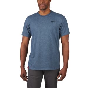 Tricou hibrid Milwaukee HT SS BLU S