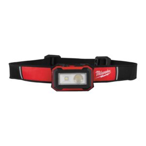 Lanternă frontală reîncărcabilă USB, 450 lumeni Milwaukee IR HL450