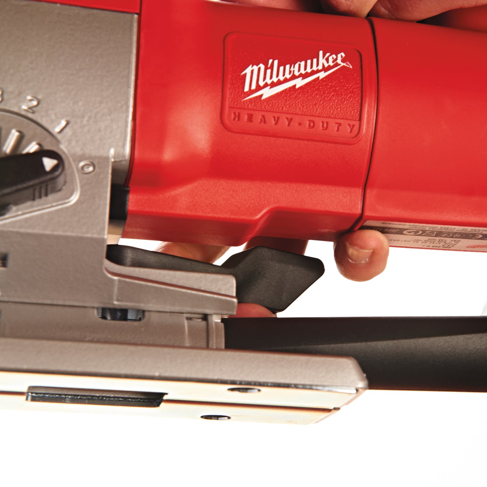 Fierăstrău pendular Heavy Duty, cu mâner superior Milwaukee JSPE 135 TX - detaliu 9