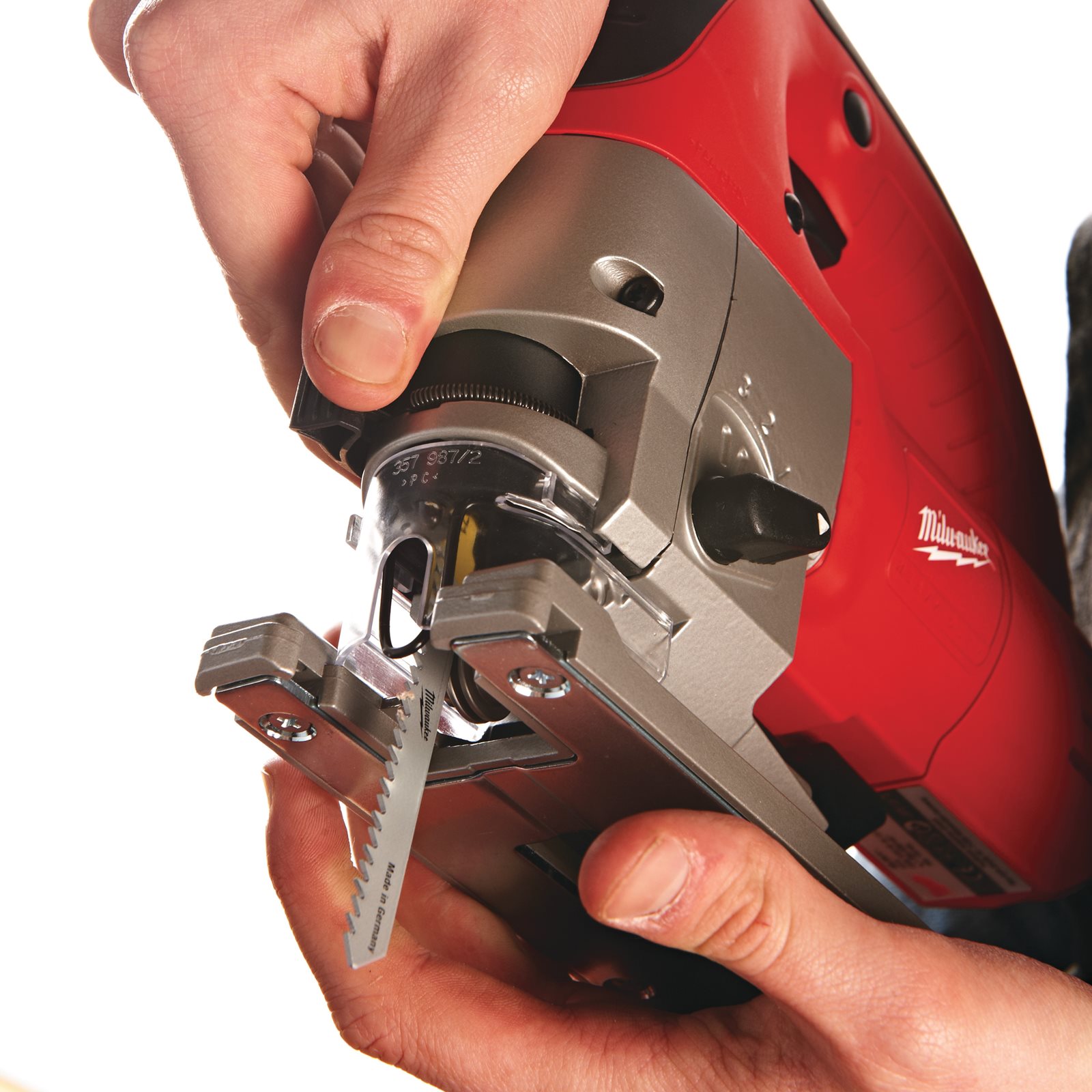 Fierăstrău pendular Heavy Duty, cu mâner superior Milwaukee JSPE 135 TX - detaliu 6