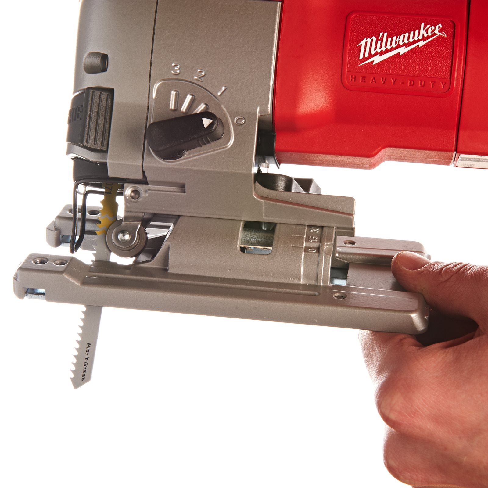 Fierăstrău pendular Heavy Duty, cu mâner superior Milwaukee JSPE 135 TX - detaliu 7