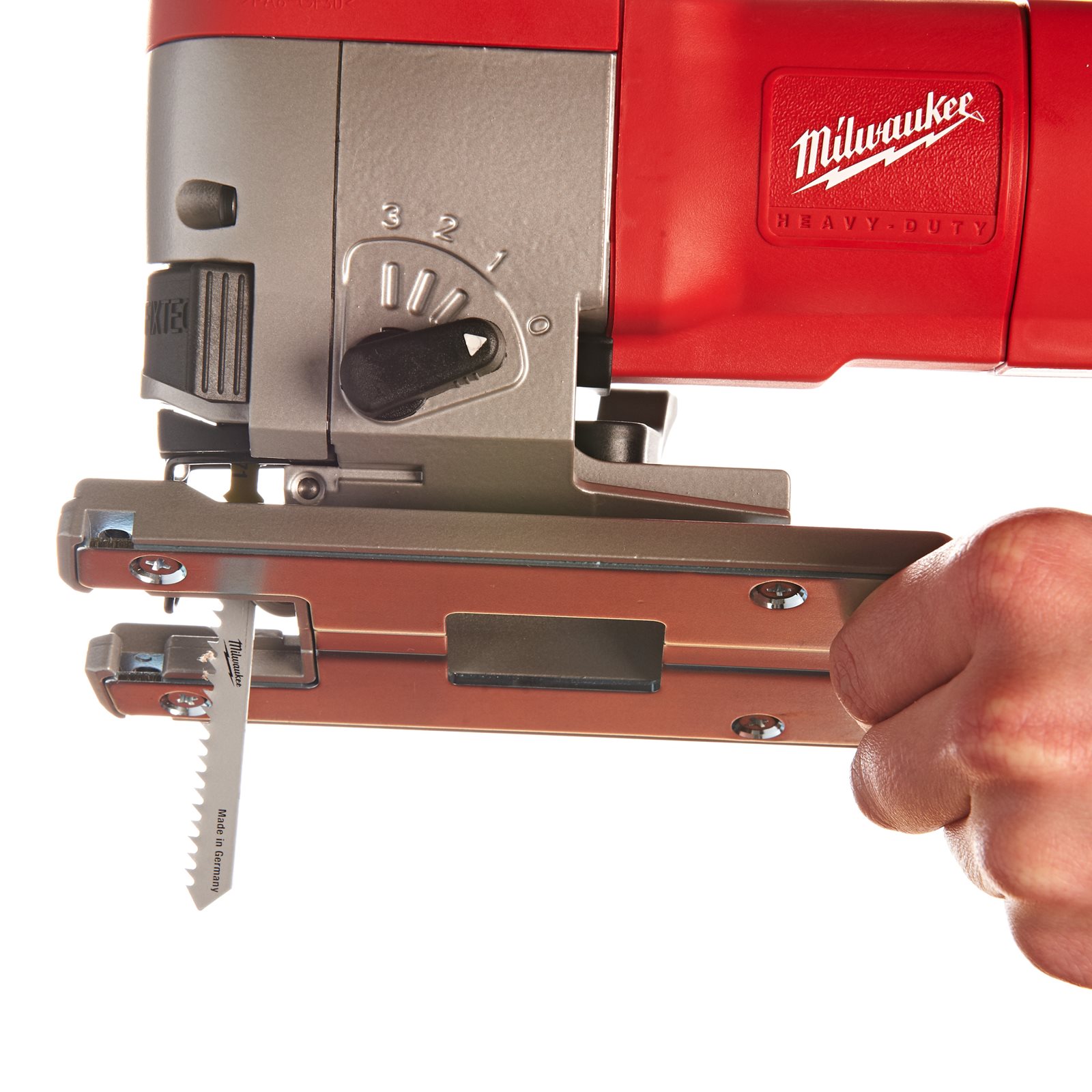 Fierăstrău pendular Heavy Duty, cu mâner superior Milwaukee JSPE 135 TX - detaliu 8
