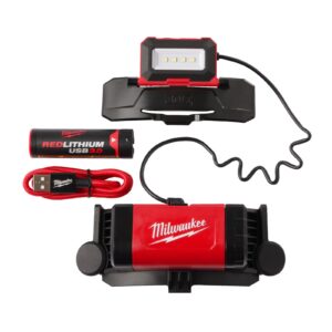 Lampă de cască BOLT, reîncărcabilă USB, 600 lumeni Milwaukee L4 BOLTHL-301