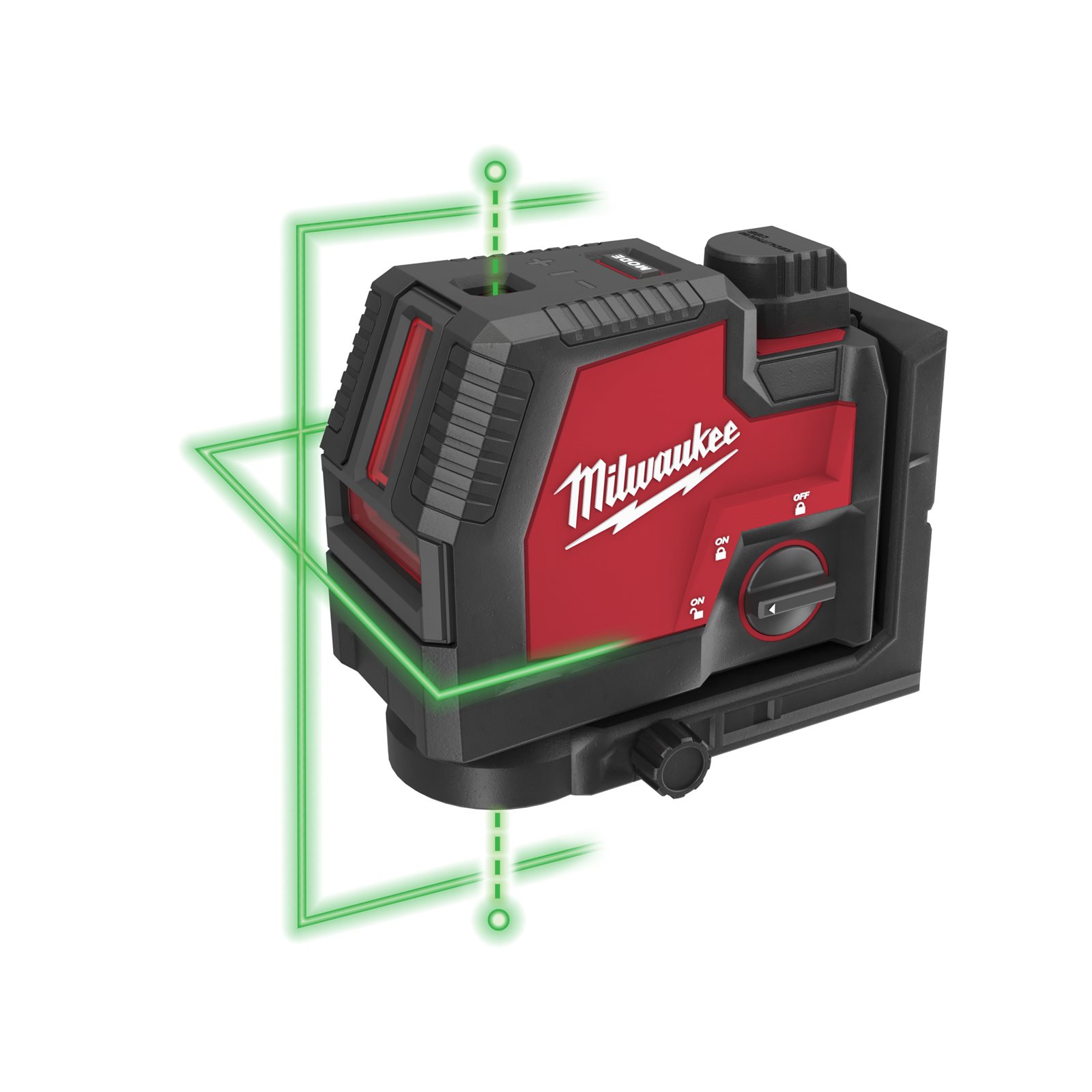 Nivelă laser în cruce cu funcție de plumb, fascicul verde, reîncărcabilă REDLITHIUM USB Milwaukee L4 CLLP-301C - imagine 3