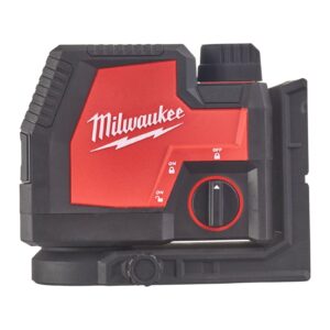 Nivelă laser în cruce cu funcție de plumb, fascicul verde, reîncărcabilă REDLITHIUM USB Milwaukee L4 CLLP-301C