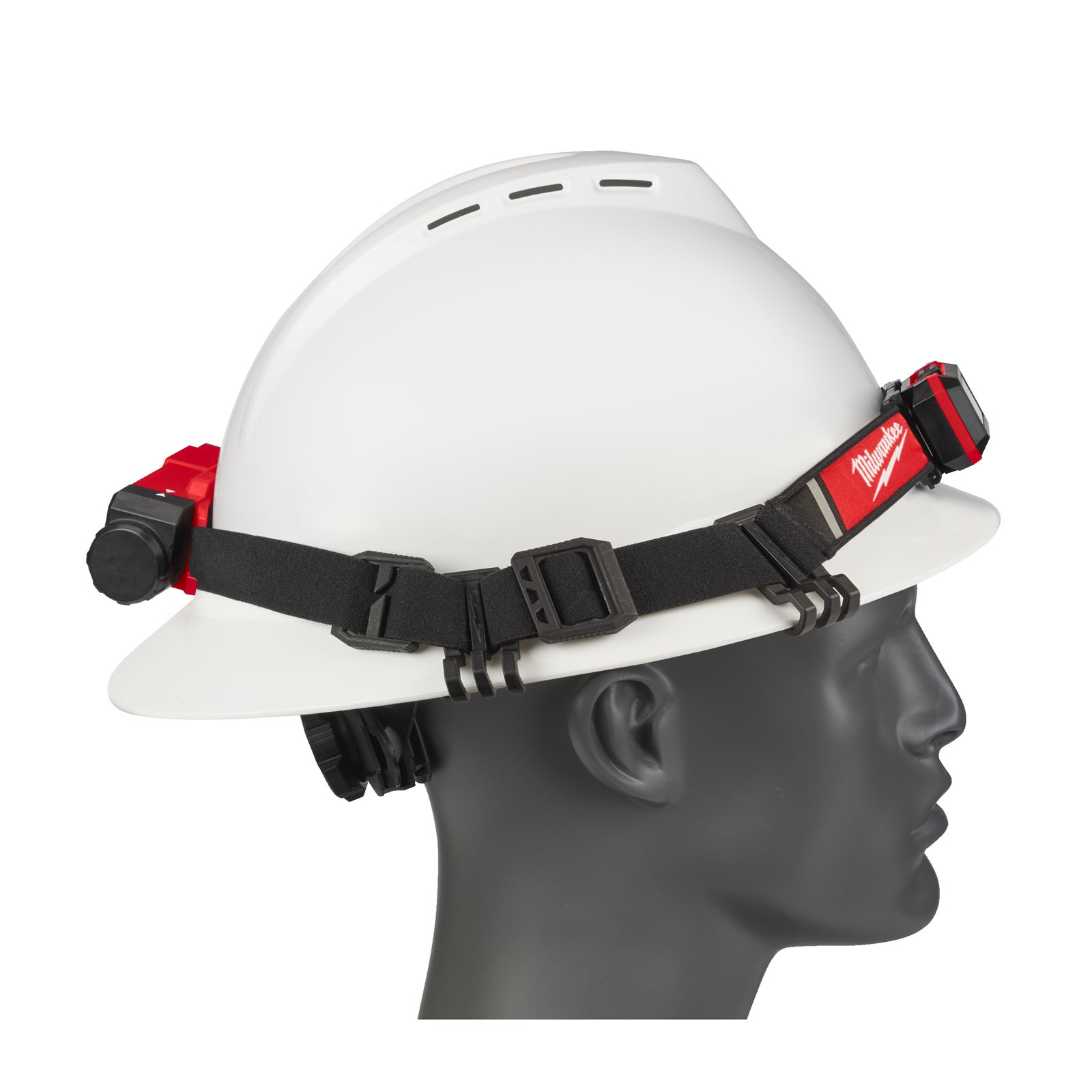 Lanternă frontală pentru cască protecție, reîncărcabilă USB Milwaukee L4 HLRP-301 - detaliu 8