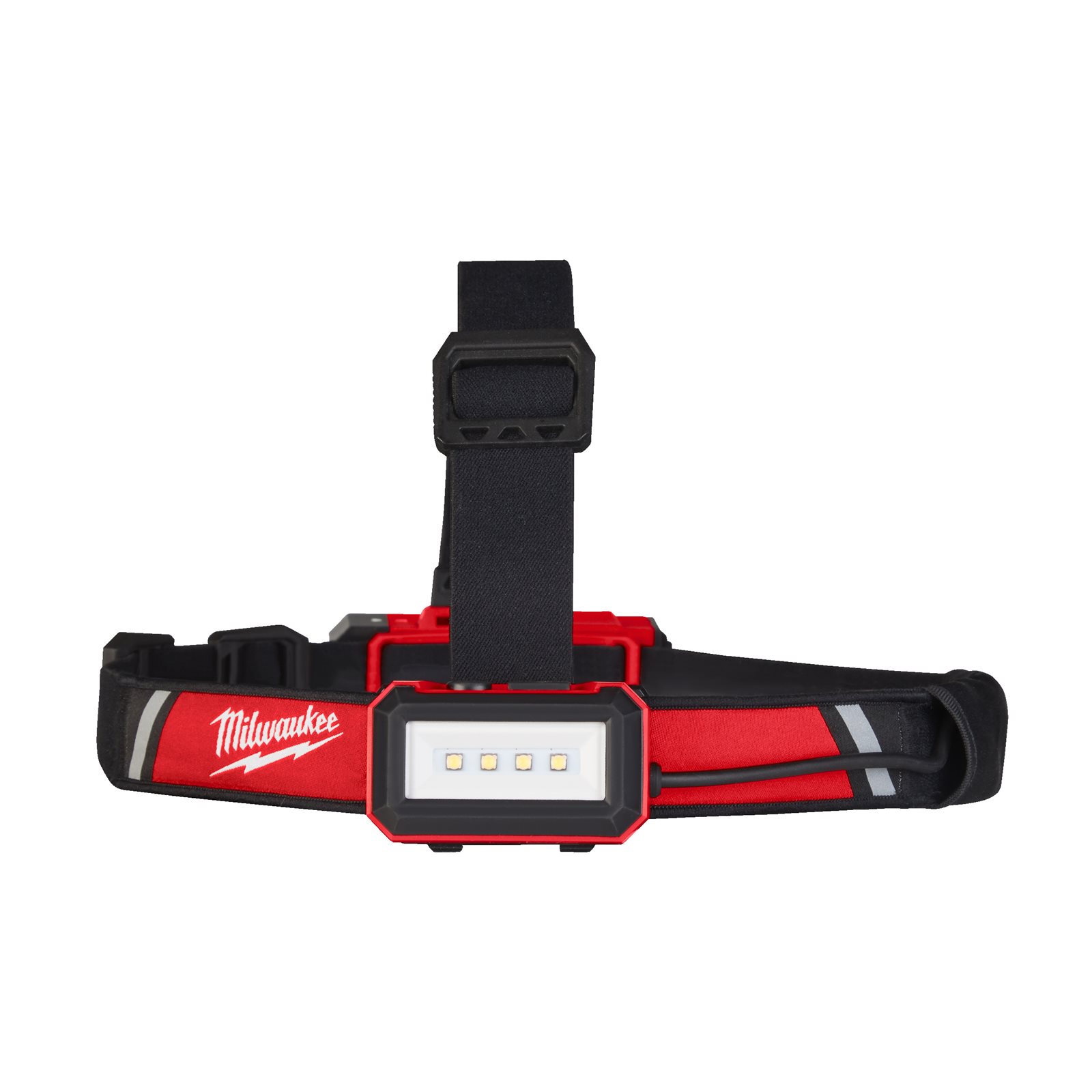 Lanternă frontală pentru cască protecție, reîncărcabilă USB Milwaukee L4 HLRP-301