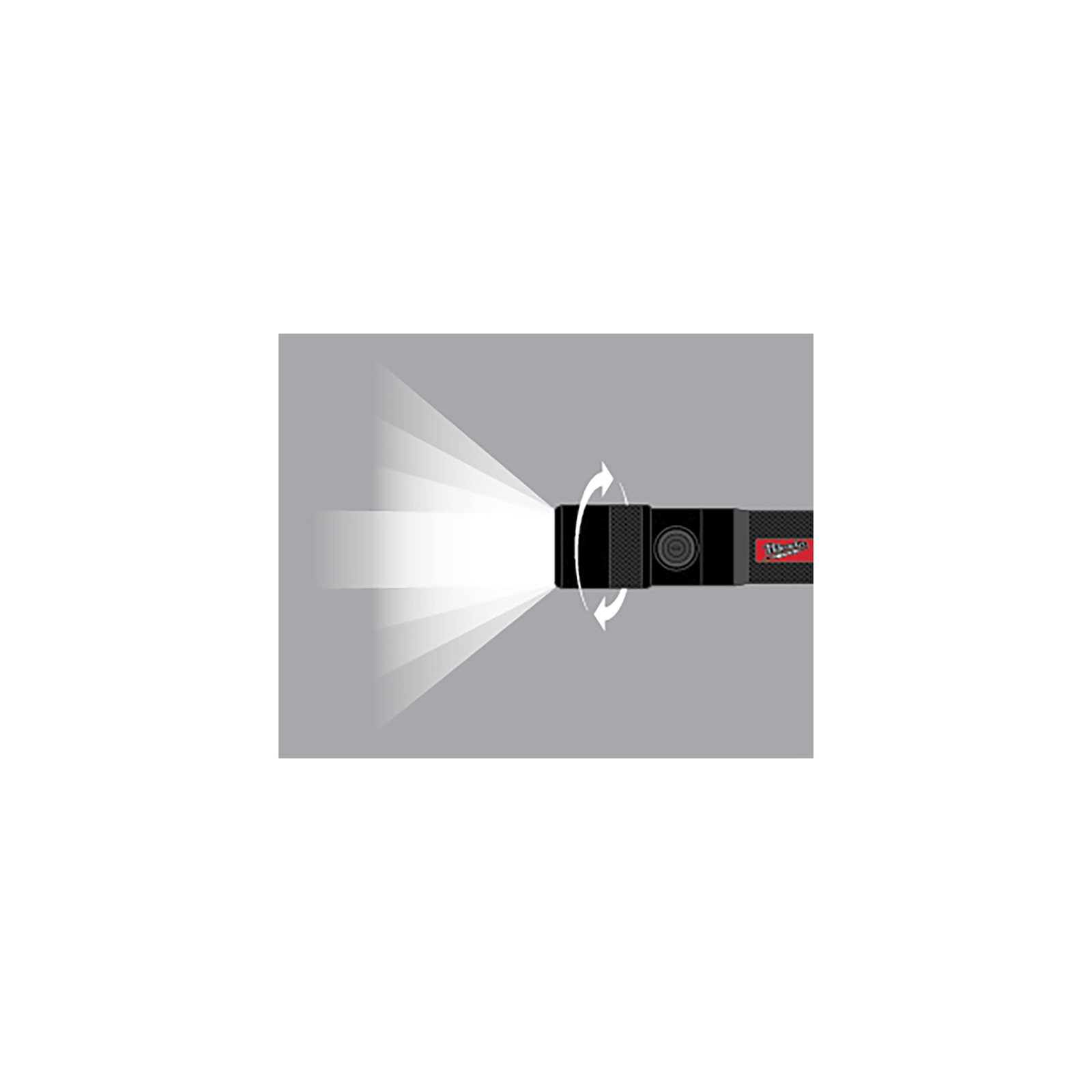 Lanternă cu cap rotativ 1100 L, reîncărcabilă USB Milwaukee L4 TMLED-301 - detaliu 1