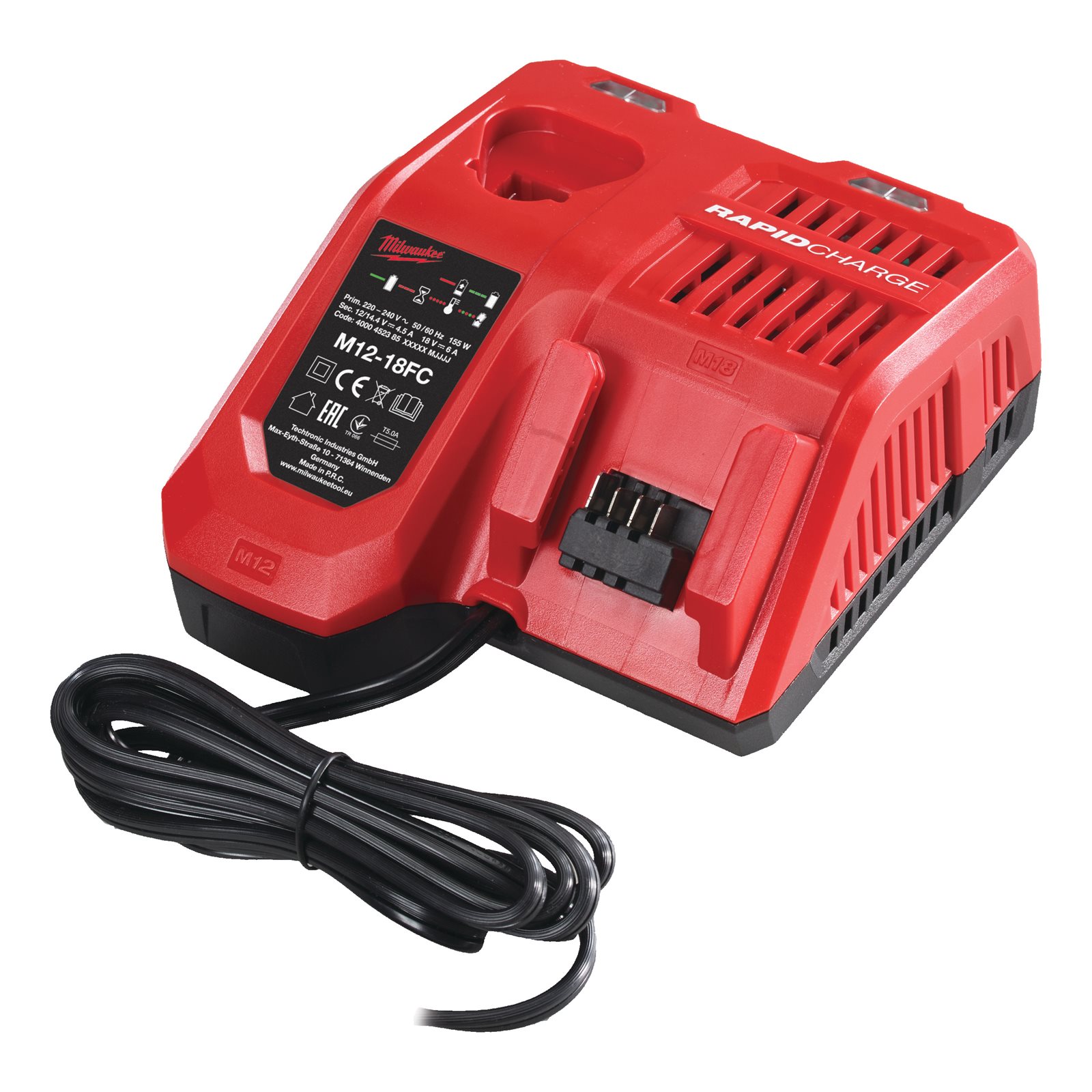 Încărcător rapid M12 - M18 Milwaukee M12-18 FC