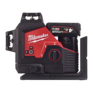 Nivelă laser M12 verde 360° cu 3 planuri Milwaukee M12 3PL-401C