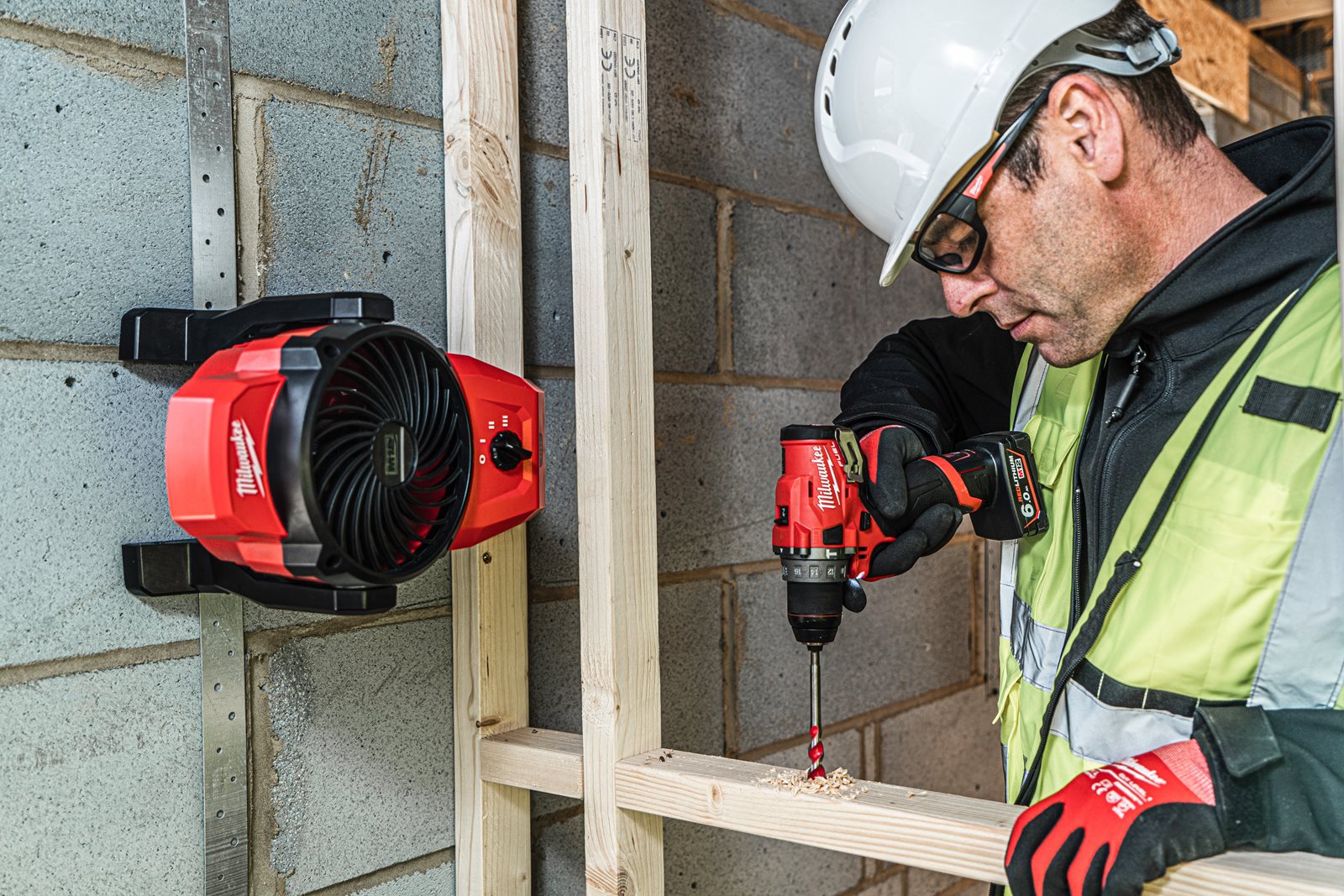Ventilator M12 Milwaukee M12 AF-0 - in utilizare 3