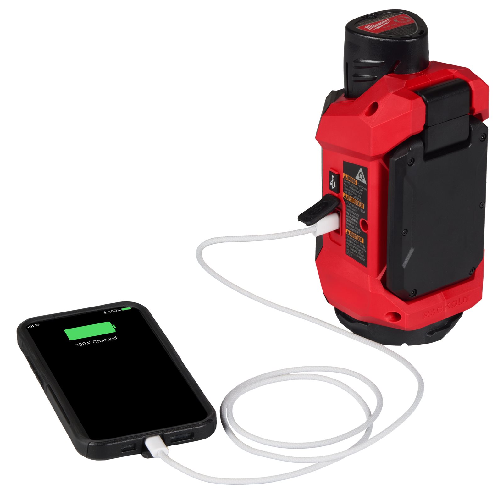 Lampă multi-direcțională M12 compatibilă PACKOUT Milwaukee M12 ALIP-0 - detaliu 4