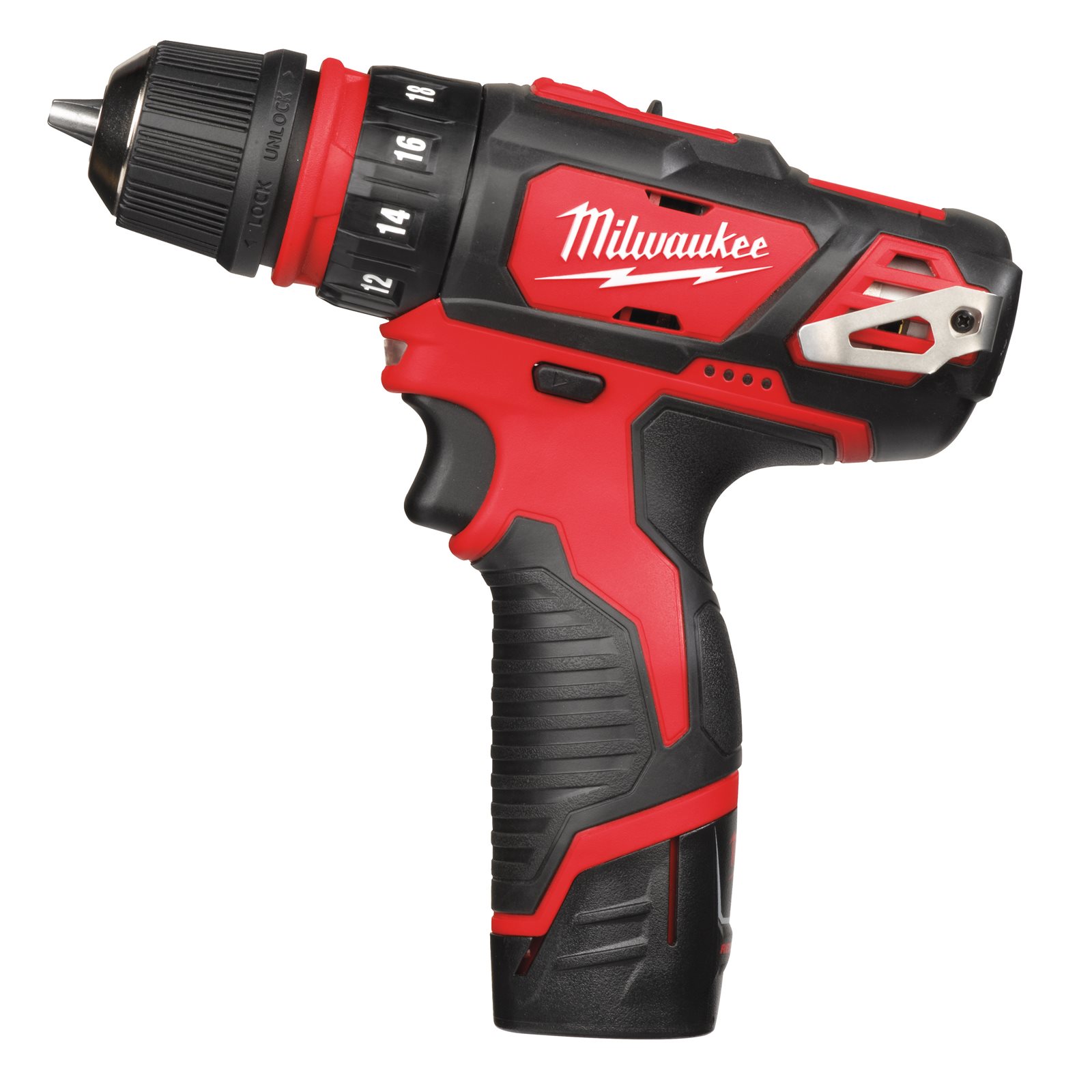 Mașină de găurit M12 subcompactă cu mandrină detașabilă Milwaukee M12 BDDXKIT-202C - imagine 2