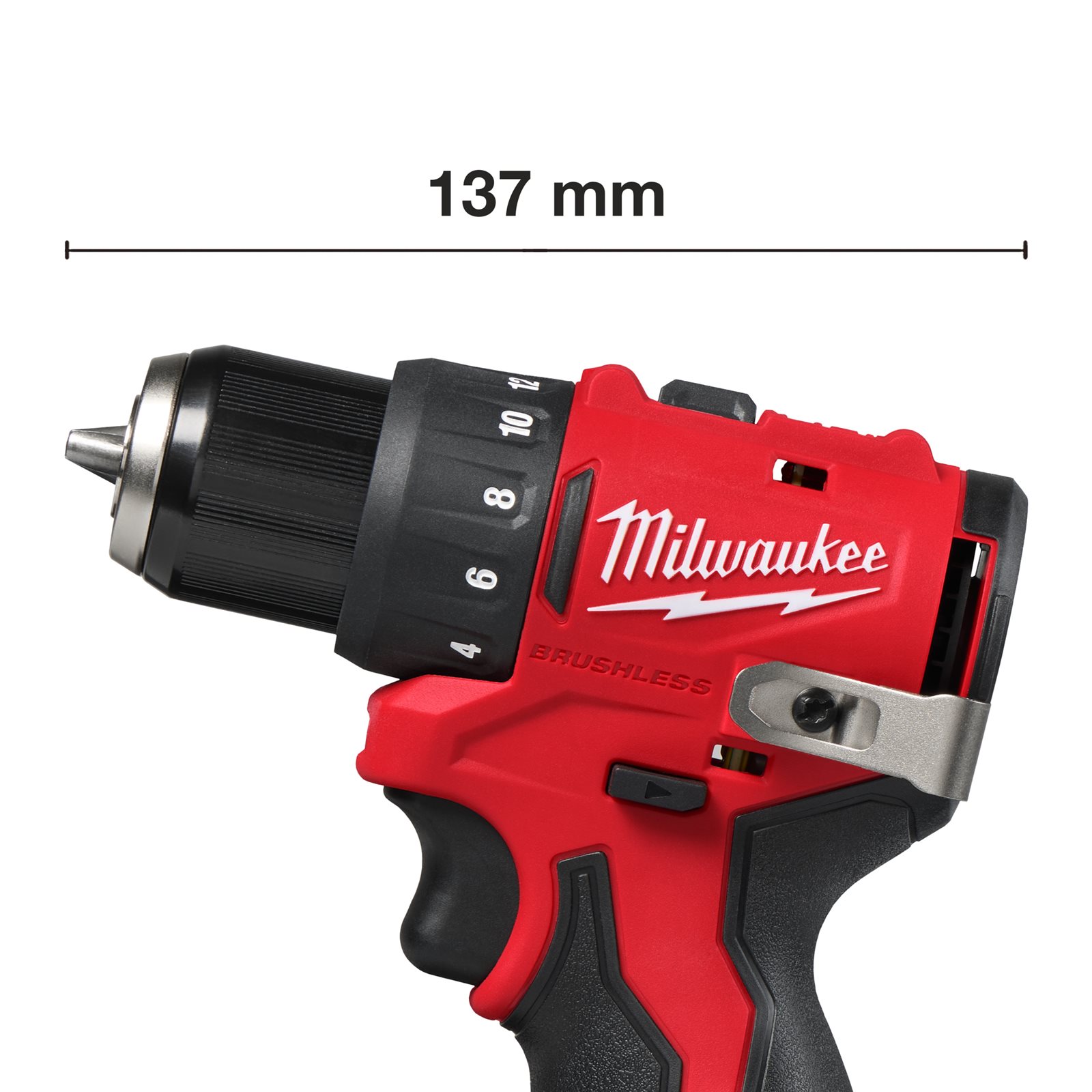 Mașină compactă de găurit, fără perii M12 Milwaukee M12 BLDDRC-0 - detaliu 1