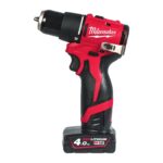 Mașină de găurit compactă, cu percuție și motor fără perii M12 Milwaukee M12 BLPDRC-402C