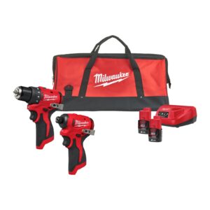Set scule fără perii M12 Milwaukee M12 BLPP2D-202B
