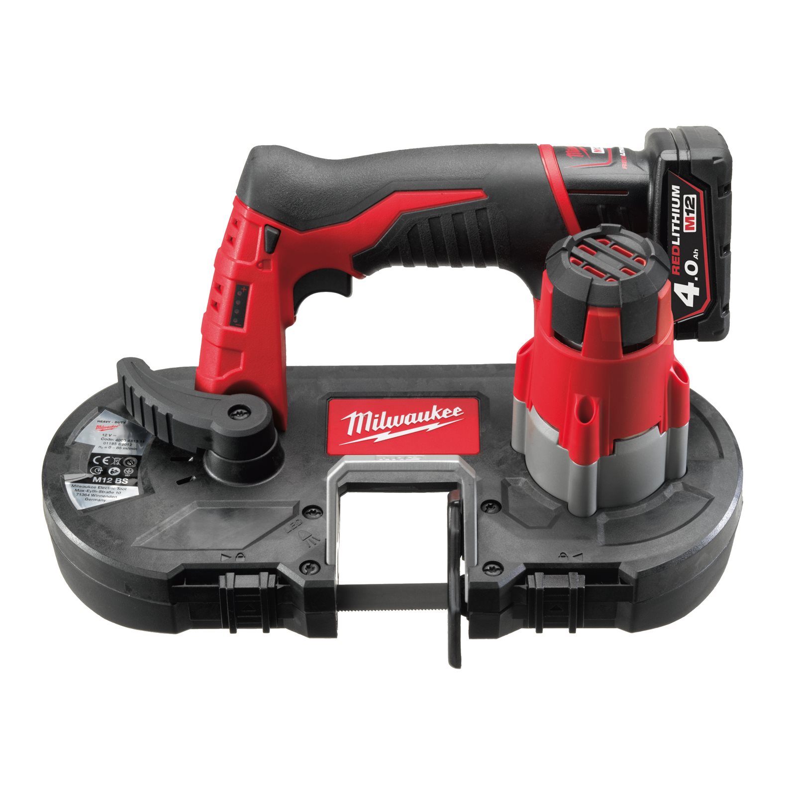 Fierăstrău cu bandă pentru metal M12 subcompact Milwaukee M12 BS-402C