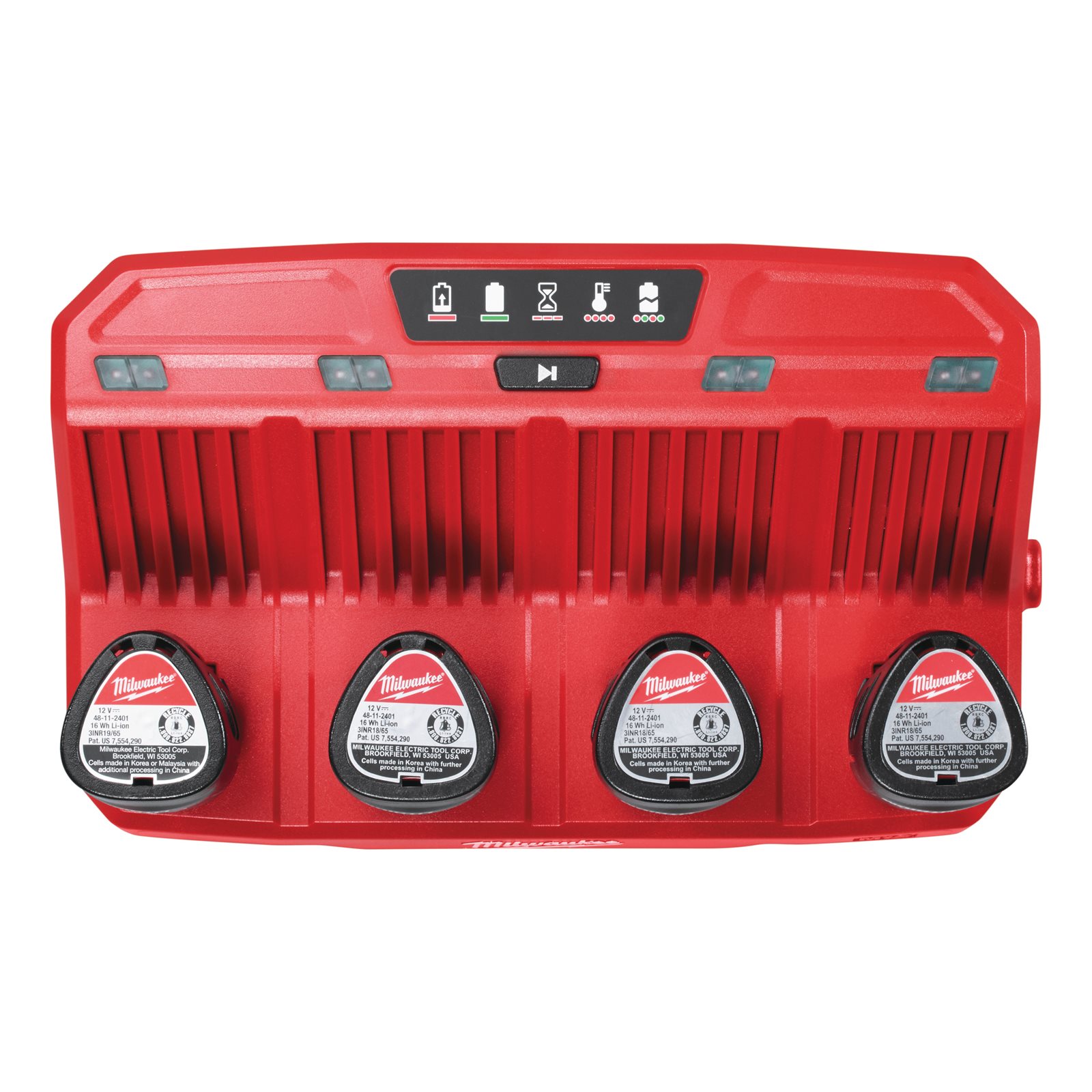 Încărcător 4 porturi M12 Milwaukee M12 C4 - imagine 4