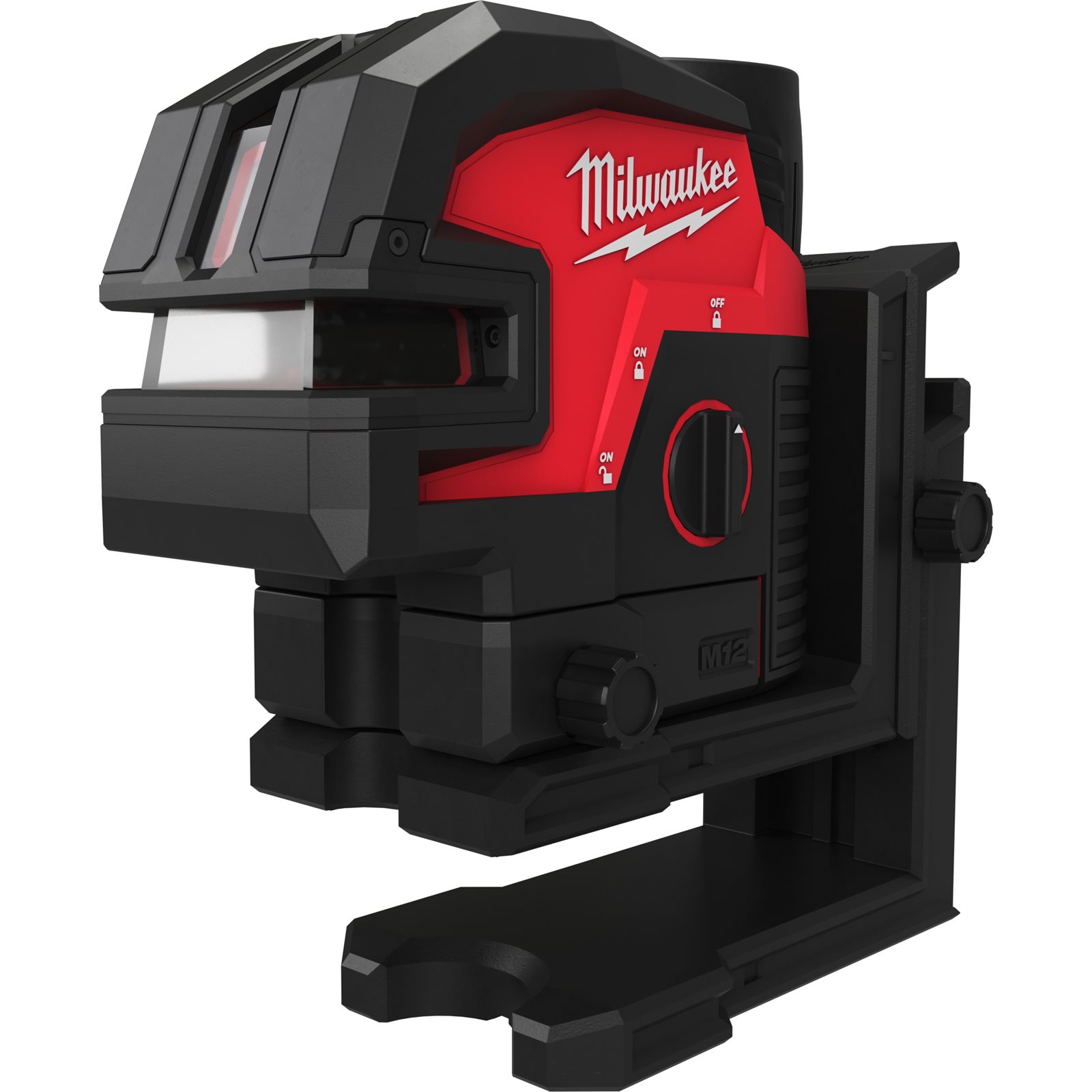 Nivelă laser M12 cu linie transversală cu 4 puncte Milwaukee M12 CLL4P-0C - detaliu 2