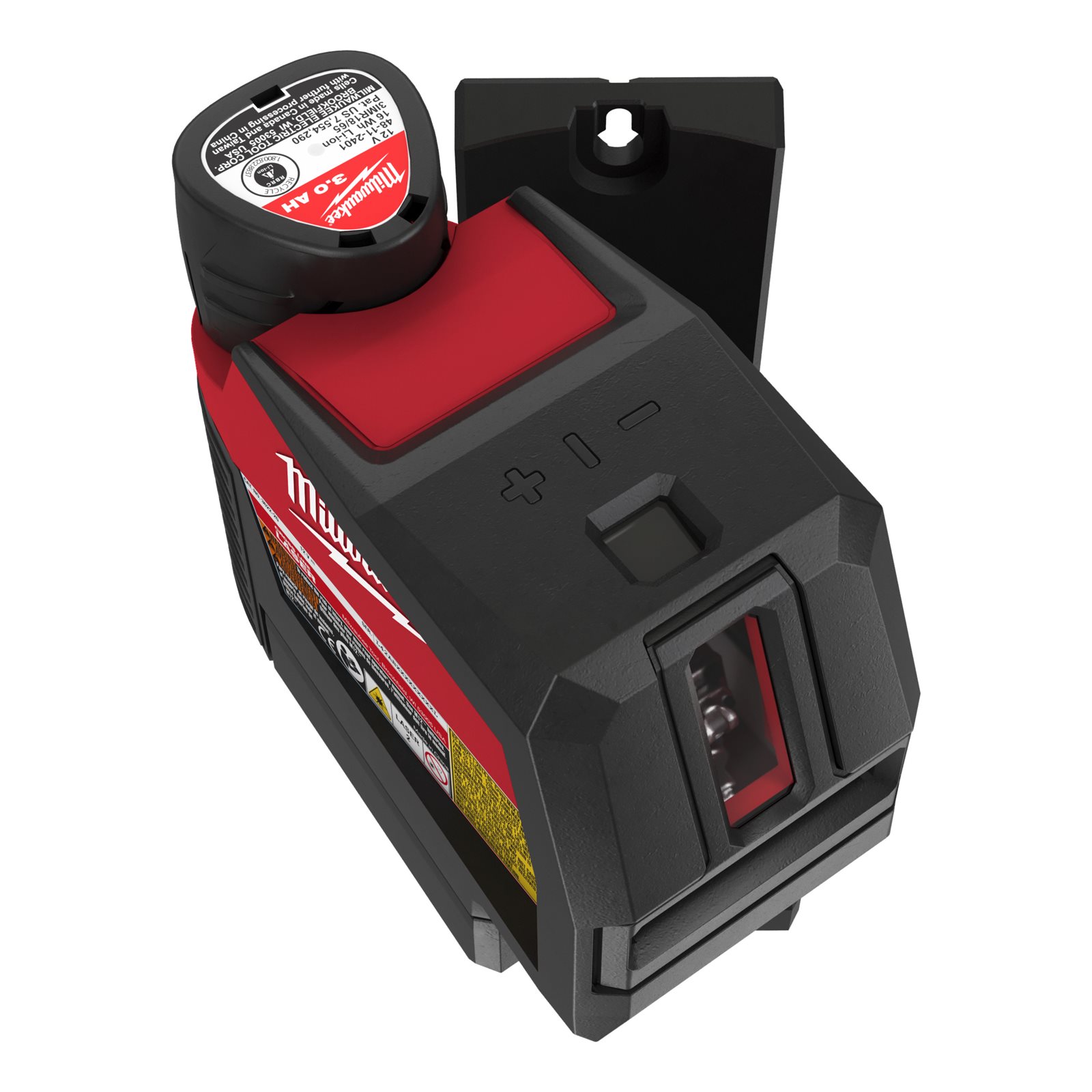 Nivelă laser M12 cu linie transversală verde cu funcție fir cu plumb Milwaukee M12 CLLP-301C - detaliu 4