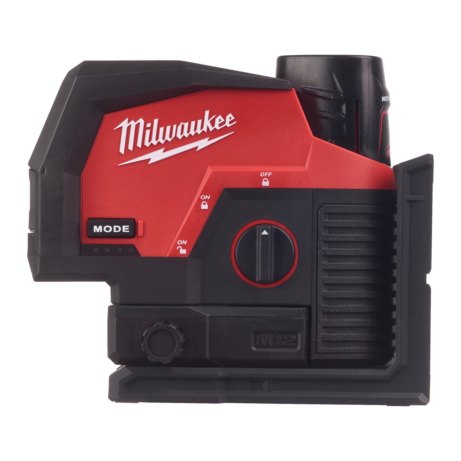 Nivelă laser M12 cu linie transversală verde cu funcție fir cu plumb Milwaukee M12 CLLP-301C
