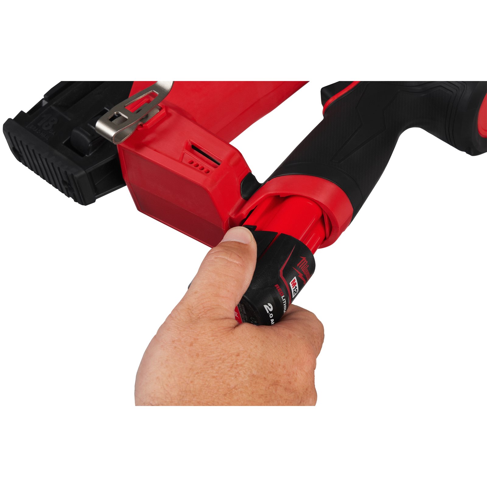 Pistol pentru cuie 18 GA M12 FUEL Milwaukee M12 FCN18GS-0X - detaliu 9