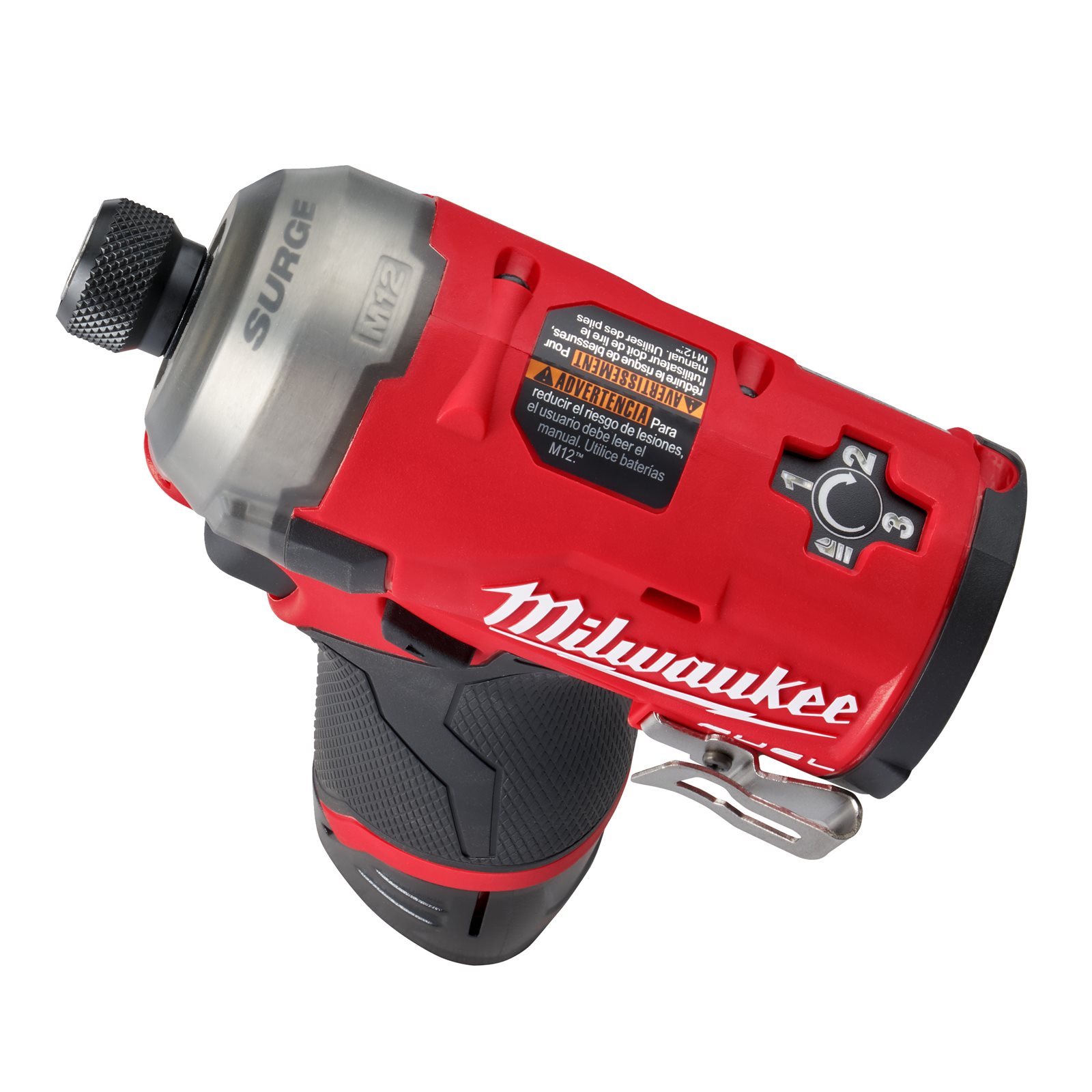 Mașină de înșurubat hidraulică cu impact 1/4" Hex M12 FUEL SURGE Milwaukee M12 FQID-0 - detaliu 1